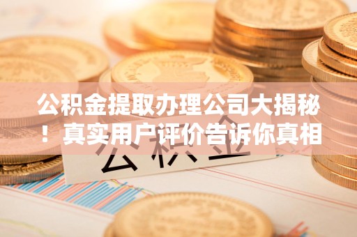 宣州公积金提取办理公司大揭秘！真实用户评价告诉你真相